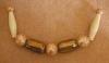 Iridescent Orange Marble Bead Set