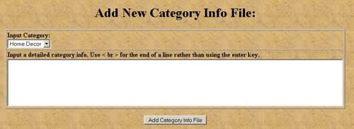 add category info file